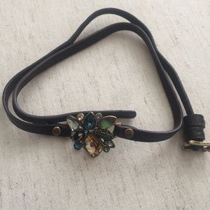Leather wrap bracelet